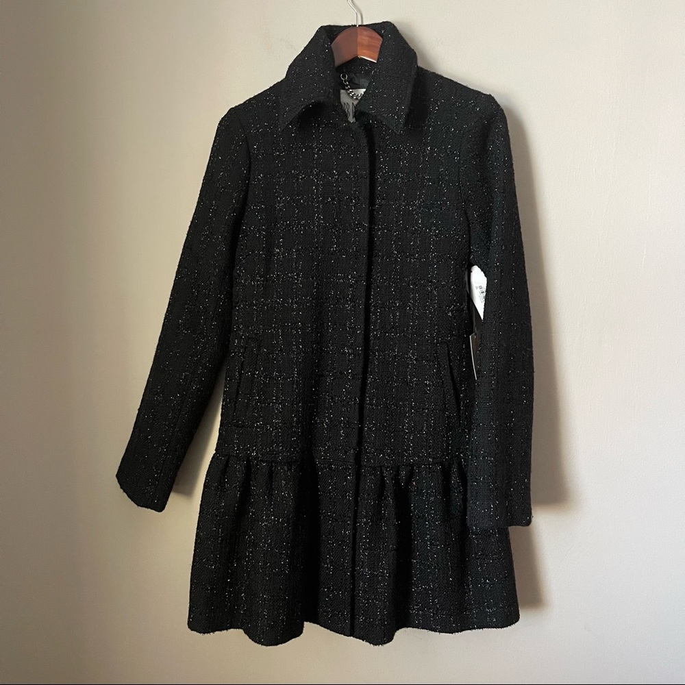BB Dakota Drop Waist Dressy Coat- Medium